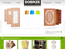 Tablet Screenshot of dobrze-zaprojektowane.pl